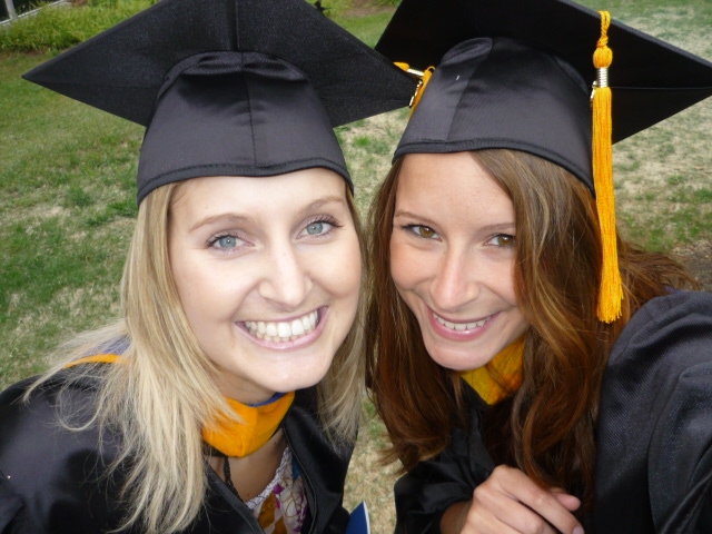 Rachel and Erin Ensminger...Graduation Day!!!