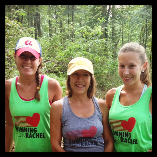 Pretty ladies hiking for Rachel at Governor Dick!!