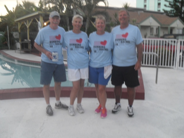 Malasheskies and Whitmires looking good and Running for Rachel in Madeira Beach, FL!!