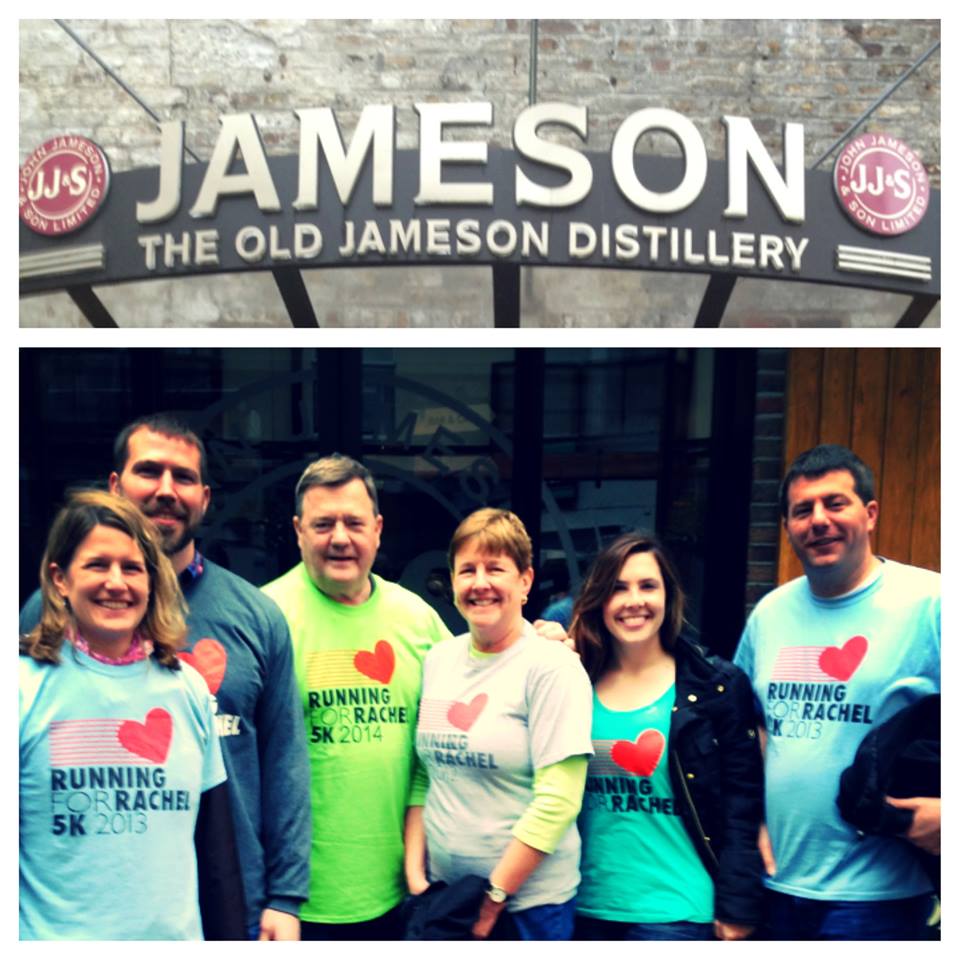Running for Rachel at the Jameson Distillery!